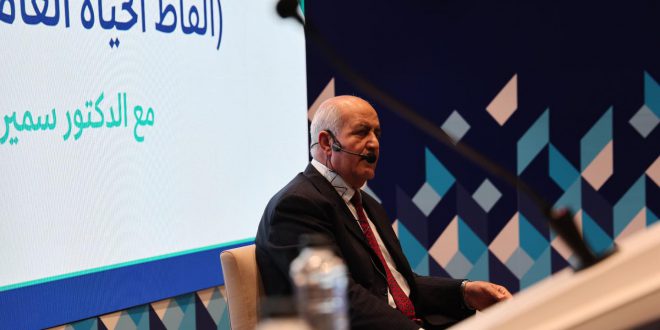 عضو المجمع الدكتور سمير الدروبي يحاضر في جامعة الأميرة سمية للتكنولوجيا